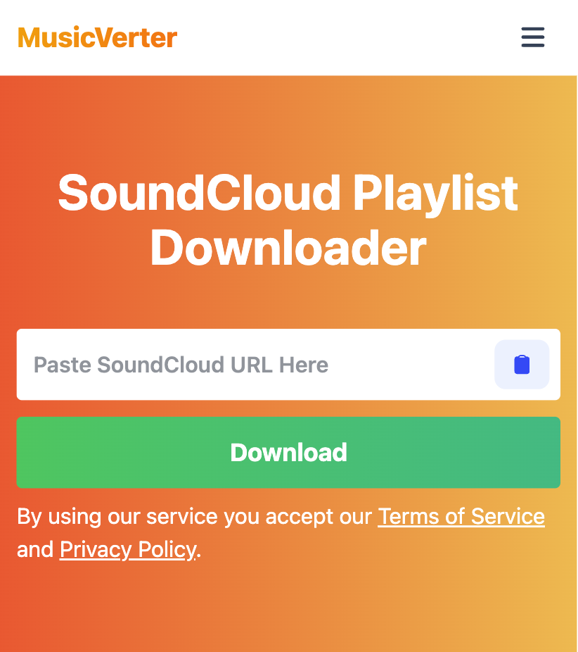 Open SoundCloud Playlist Downloader